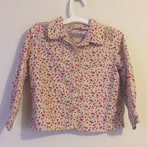 🐸Toddler girls button up shirt🐸